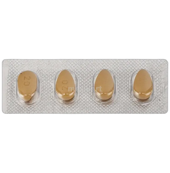 tadacip 20mg tablet 4's